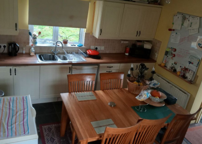 26. Kitchen With Table, Kitchen (White units)