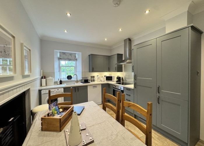 2. Kitchen (Coloured units), Kitchen (Modern), Kitchen With Table, Kitchen (Electric/Induction Hob)