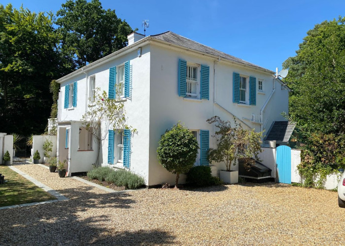 Victorian Home With Stunning Bright Blue Shutters For Filming