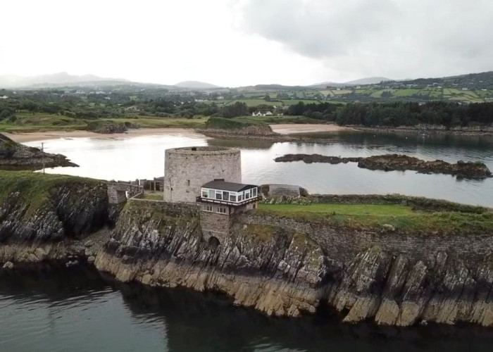 Fort Built On Rock Outcrop For Filming