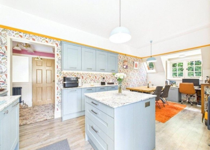 8. Kitchen (With Island), Kitchen (Coloured units), Kitchen (Modern), Kitchen With Table