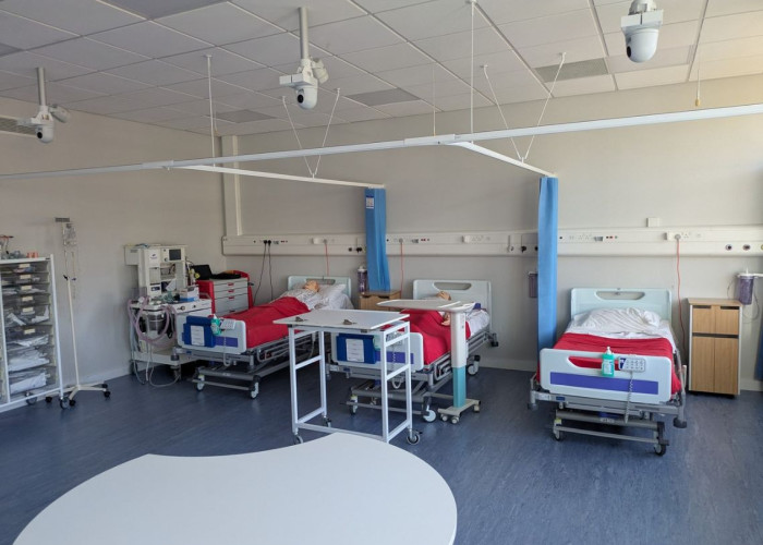 Training Hospital With Wards And Surgical Suites Available for filming