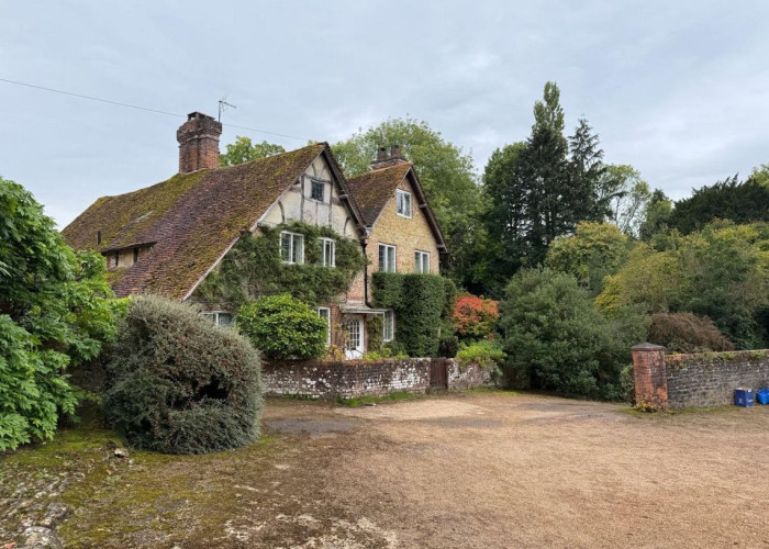 Period Farmhouse and Outbuildings in Ancient Woodland available for Filming