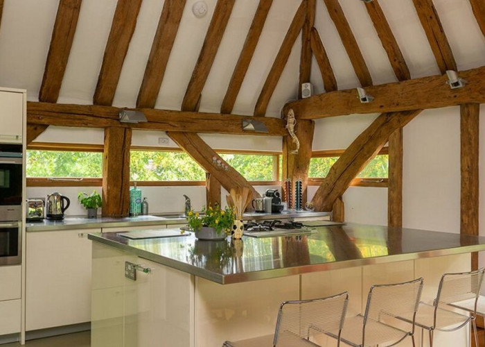 8. Kitchen, Kitchen (With Island), Kitchen (Cream or White units), Kitchen With Table, Open-plan