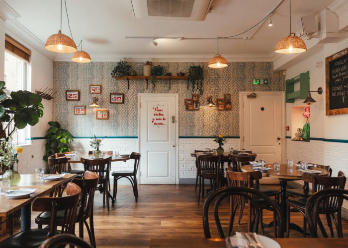 4. Restaurant, Pattern Wallpaper, Pub / Bar