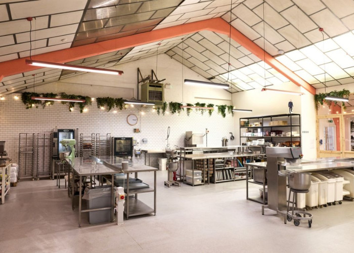 Design Led Industrial Bakery Studio for Filming