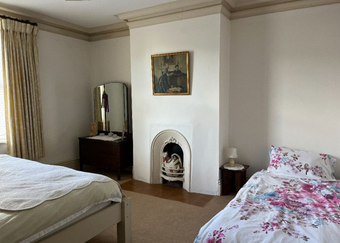 12. Bedroom, Fireplace