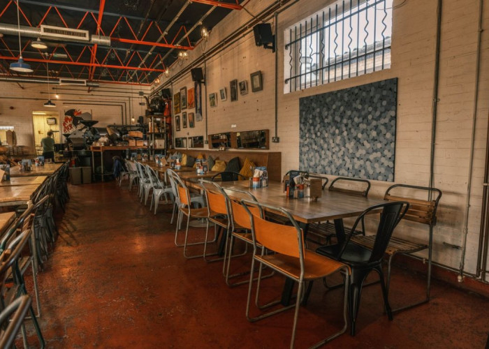 2. Brick Wall, Cafe, Industrial