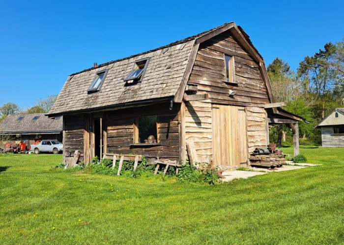 Rural Woodland Setting with Wooden Structures for Filming
