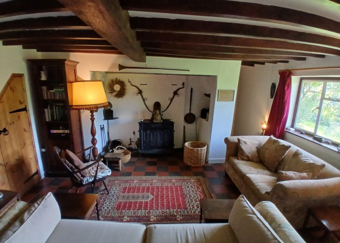 8. Livingroom, Wood Burner