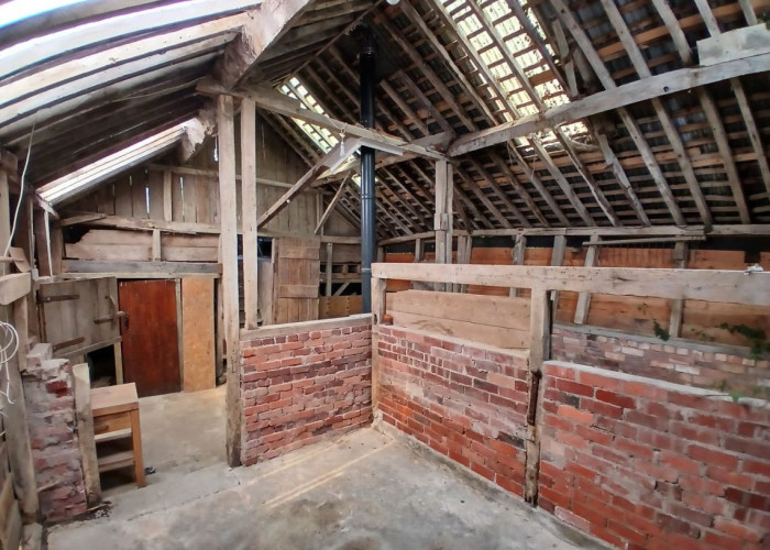 43. Barn, Brick Wall, Skylight