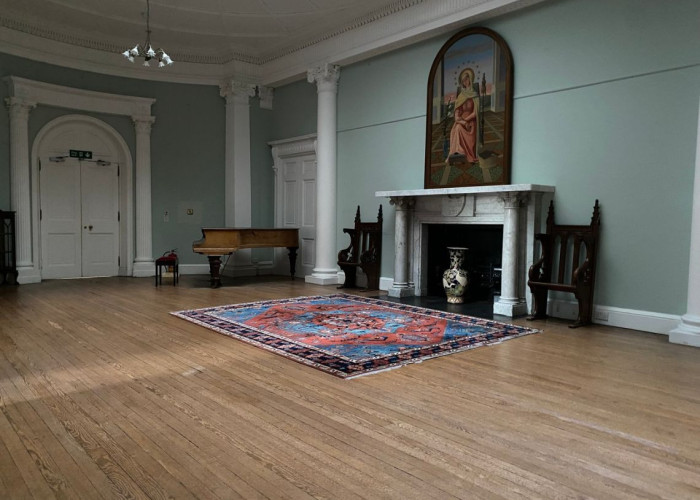 5. Reception, Ballroom, Fireplace, Piano