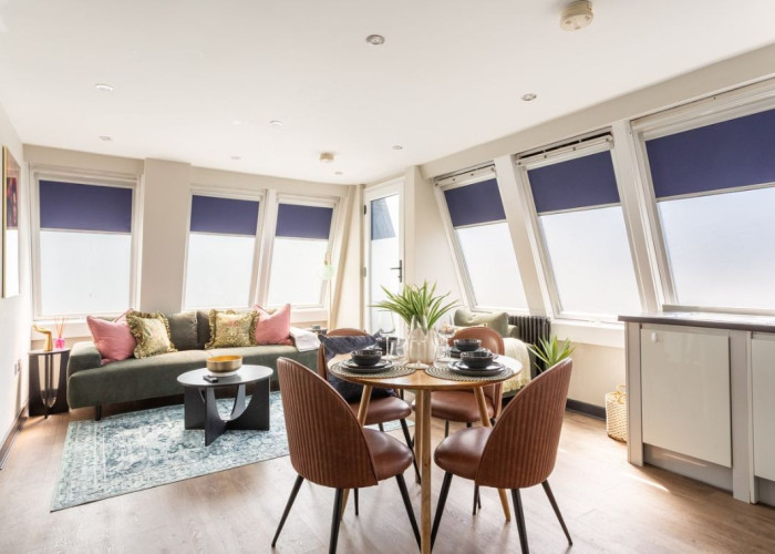 Penthouse With Wraparound Angled Glazing for Filming