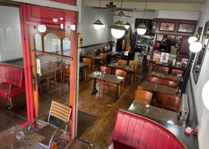 4. Cafe, Wooden Floor