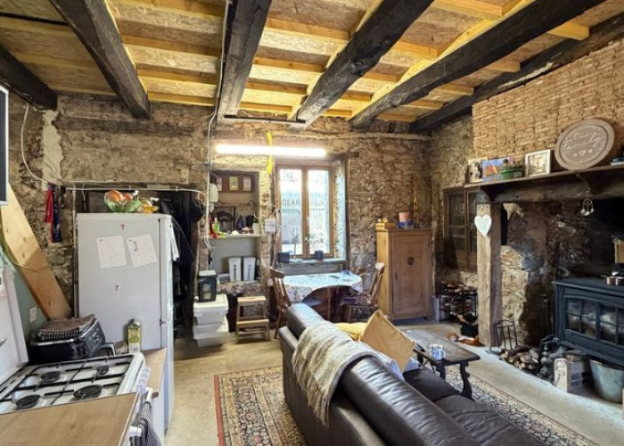 4. Stone Wall, House / Cottage, Wood Burner