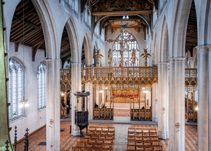 Victorian Church With Gothic Architecture for Filming