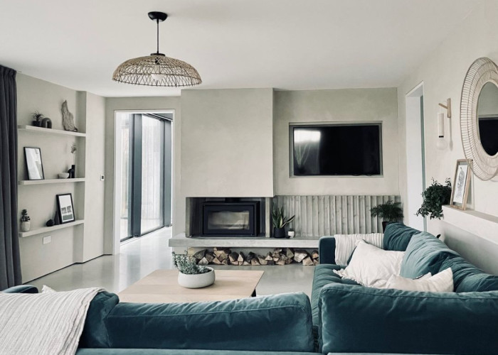 6. Livingroom, Fireplace
