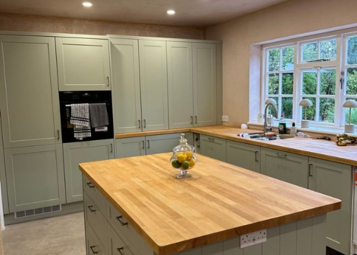 4. Kitchen, Kitchen (With Island), Kitchen (Coloured units)