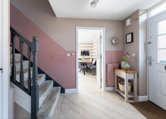Stairway / Staircase at Modern Detached Home In Cheshire For Filming, Cheshire