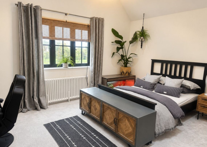 Bedroom (Double) at A Beautiful Countryside Barn Conversion For Filming, Warwickshire
