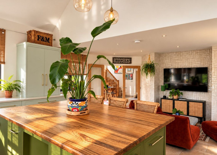 Interior design, Furniture at A Beautiful Countryside Barn Conversion For Filming, Warwickshire