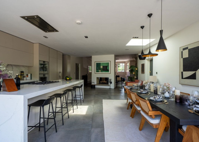 Furniture, Interior design at Victorian Terrace with Large Open Plan Space For Filming, London