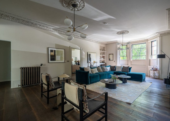 Furniture, Interior design at Victorian Terrace with Large Open Plan Space For Filming, London