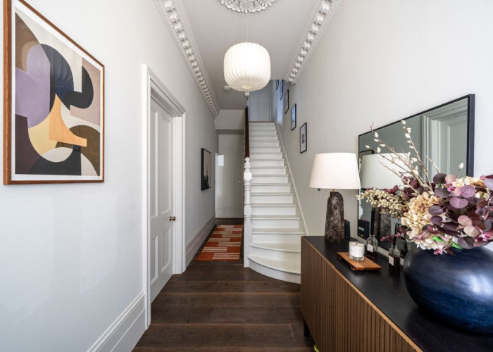 Stairway / Staircase at Victorian Terrace with Large Open Plan Space For Filming, London