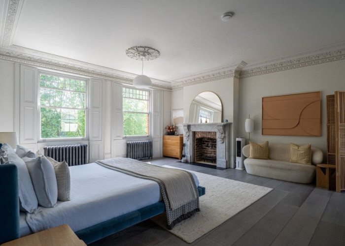 Furniture, Interior design at Victorian Terrace with Large Open Plan Space For Filming, London