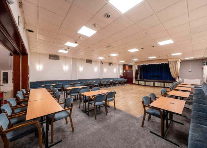 Ceiling, Furniture at Traditional Working Men's Club In North London For Filming, London