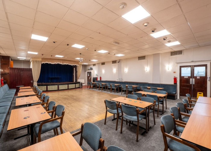 Furniture, Flooring at Traditional Working Men's Club In North London For Filming, London