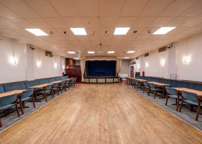 Flooring, Ceiling at Traditional Working Men's Club In North London For Filming, London