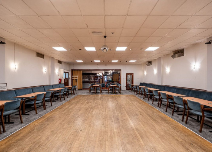 Flooring, Ceiling at Traditional Working Men's Club In North London For Filming, London