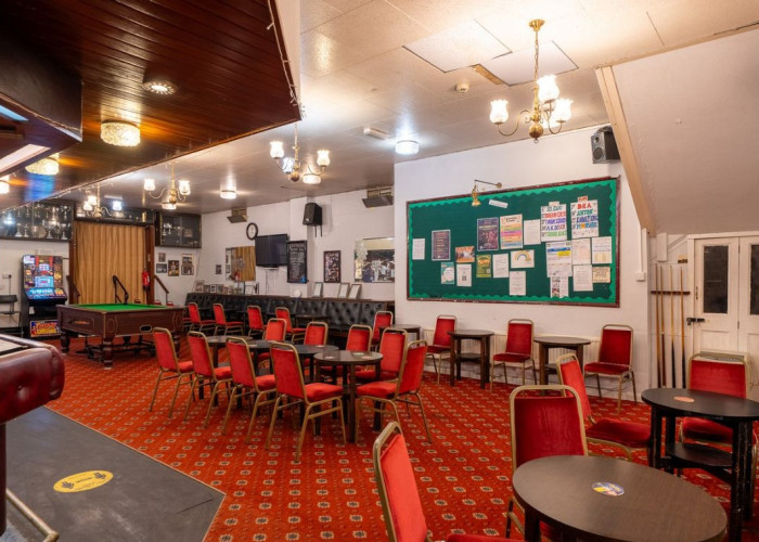 Flooring, Interior design at Traditional Working Men's Club In North London For Filming, London
