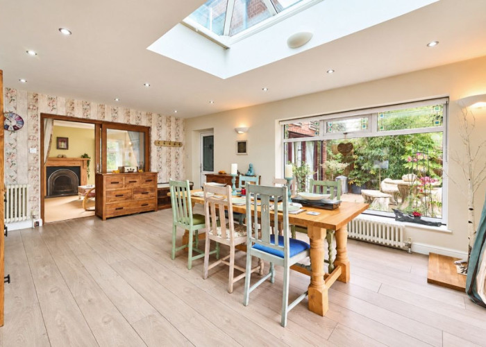 Diningroom, Skylight at Characterful, Versatile Detached Property For Filming, Staffordshire