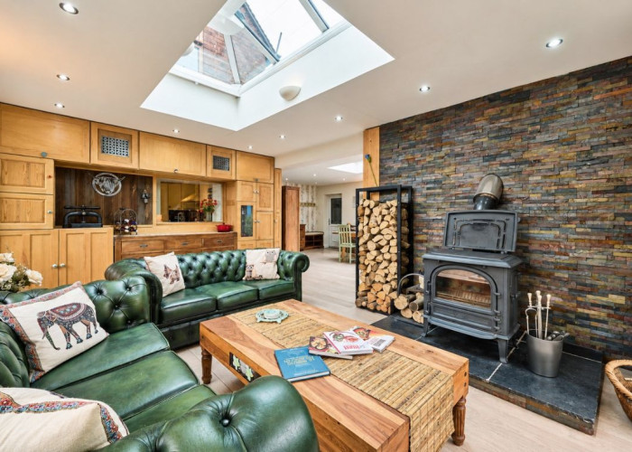 Livingroom, Skylight at Characterful, Versatile Detached Property For Filming, Staffordshire