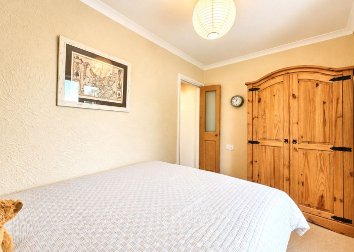 Bed, Bedroom at Characterful, Versatile Detached Property For Filming, Staffordshire