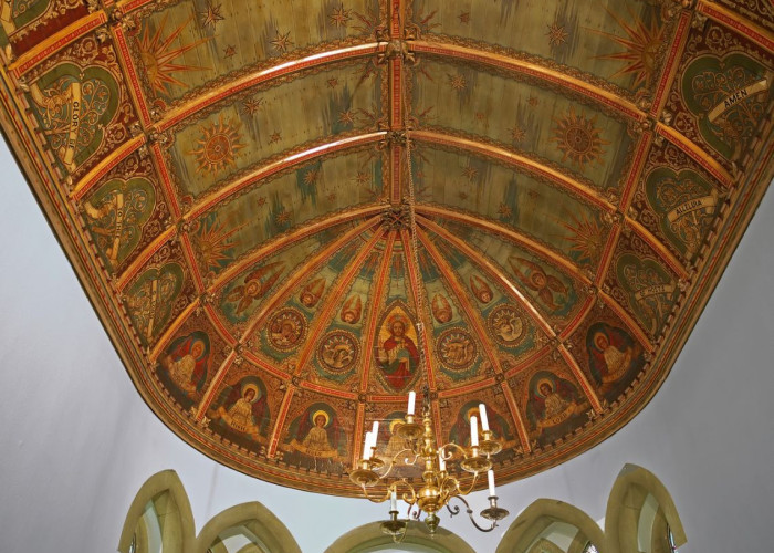Ceiling at Arts And Crafts Style Victorian Church For Filming, Hertfordshire