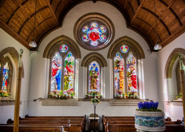 Church at Arts And Crafts Style Victorian Church For Filming, Hertfordshire