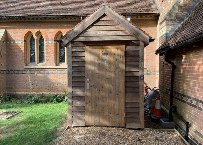 Toilet at Arts And Crafts Style Victorian Church For Filming, Hertfordshire