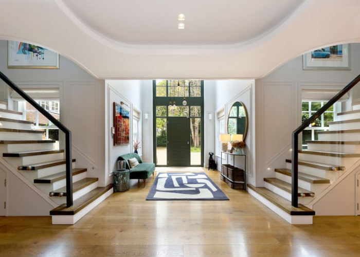 Stairway / Staircase at Beautiful Contemporary Home In Buckinghamshire For Filming, Buckinghamshire