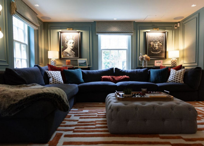 Furniture, Couch at Beautiful Contemporary Home In Buckinghamshire For Filming, Buckinghamshire