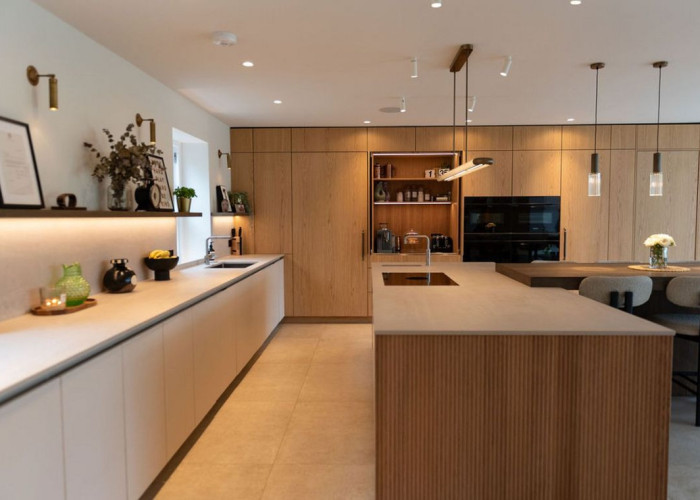 Interior design, Kitchen at Beautiful Contemporary Home In Buckinghamshire For Filming, Buckinghamshire