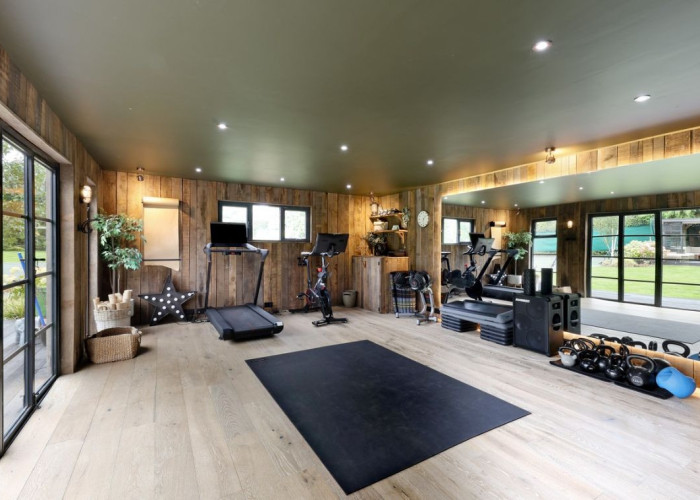 Gym (Home) at Beautiful Contemporary Home In Buckinghamshire For Filming, Buckinghamshire