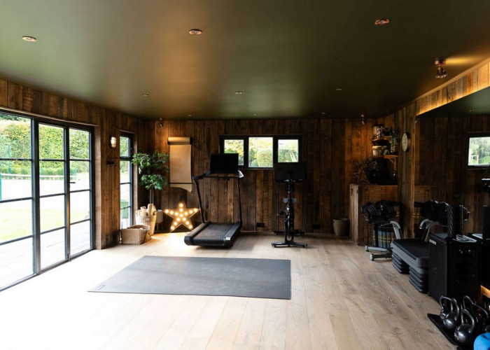 Flooring, Wood at Beautiful Contemporary Home In Buckinghamshire For Filming, Buckinghamshire