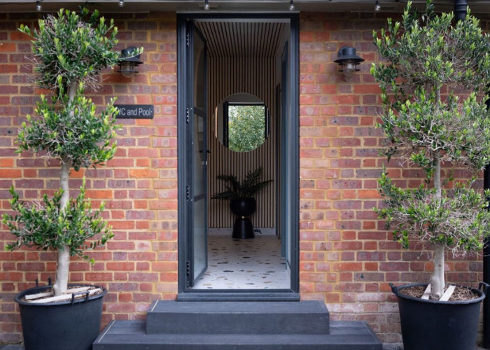 Wall, Brick at Beautiful Contemporary Home In Buckinghamshire For Filming, Buckinghamshire
