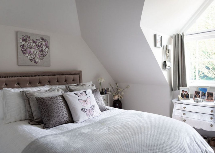 Furniture, Bed at Beautiful Contemporary Home In Buckinghamshire For Filming, Buckinghamshire