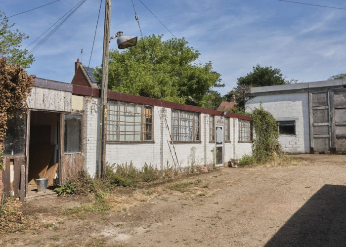 Land lot, Composite material at Industrial Garage And Workshop For Filming, Norfolk