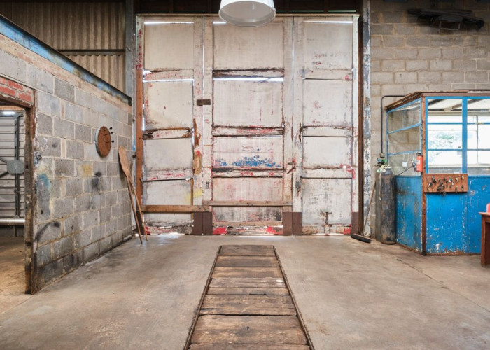 Wood, Flooring at Industrial Garage And Workshop For Filming, Norfolk