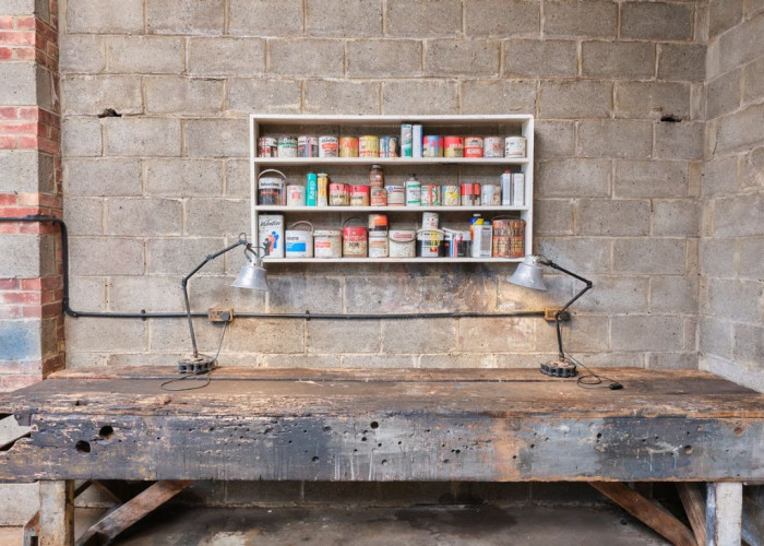 Shelving, Shelf at Industrial Garage And Workshop For Filming, Norfolk